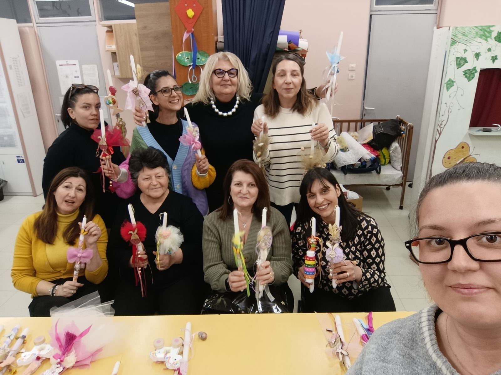 Οι μαθήτριες του ΓΒΡΕΦ1 στηρίζουν το πασχαλινό bazaar του συλλόγου ΑΜΕΑ Μαγνησίας "Άρτεμις"